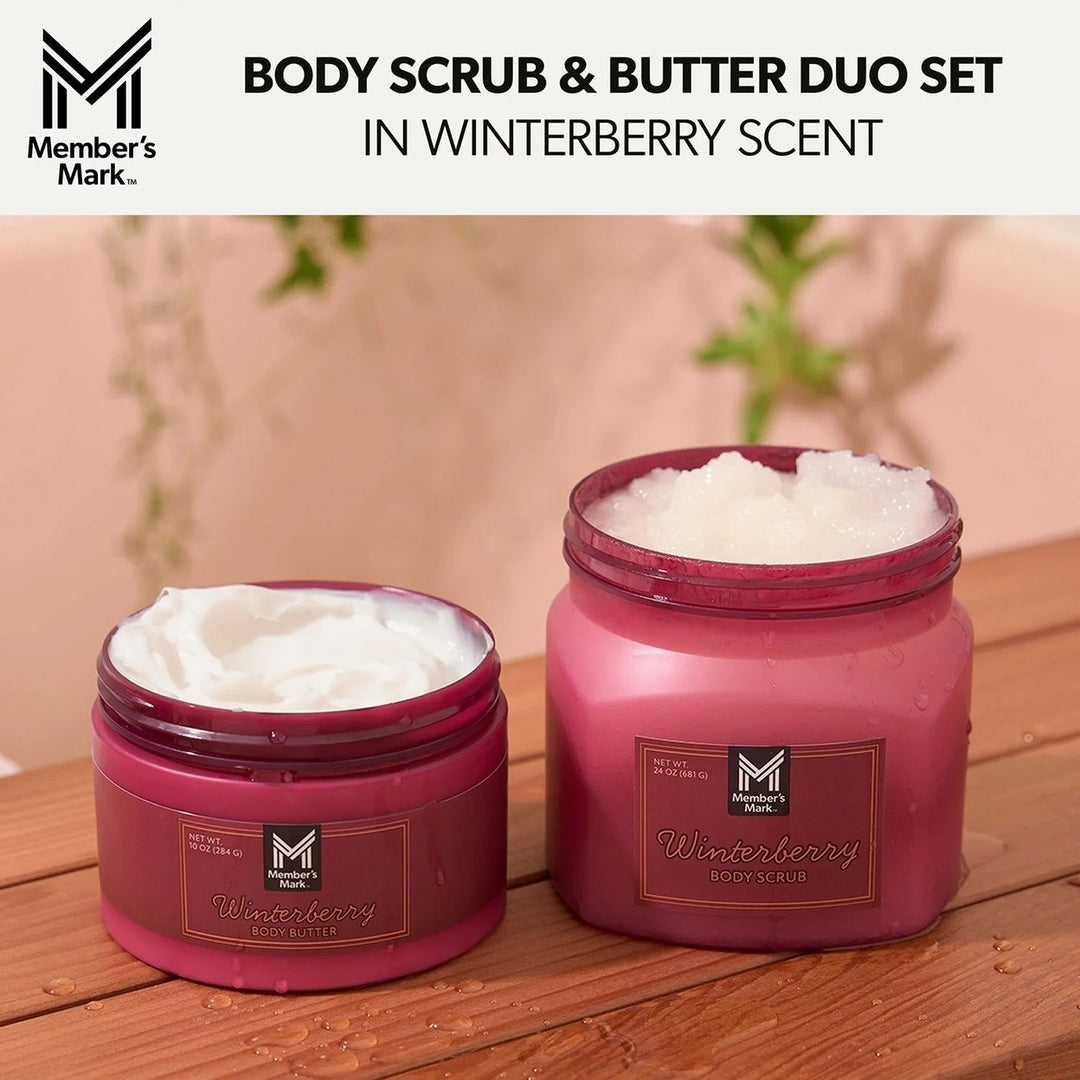 Members Mark Winterberry Body Butter and Scrub Duo Image 4