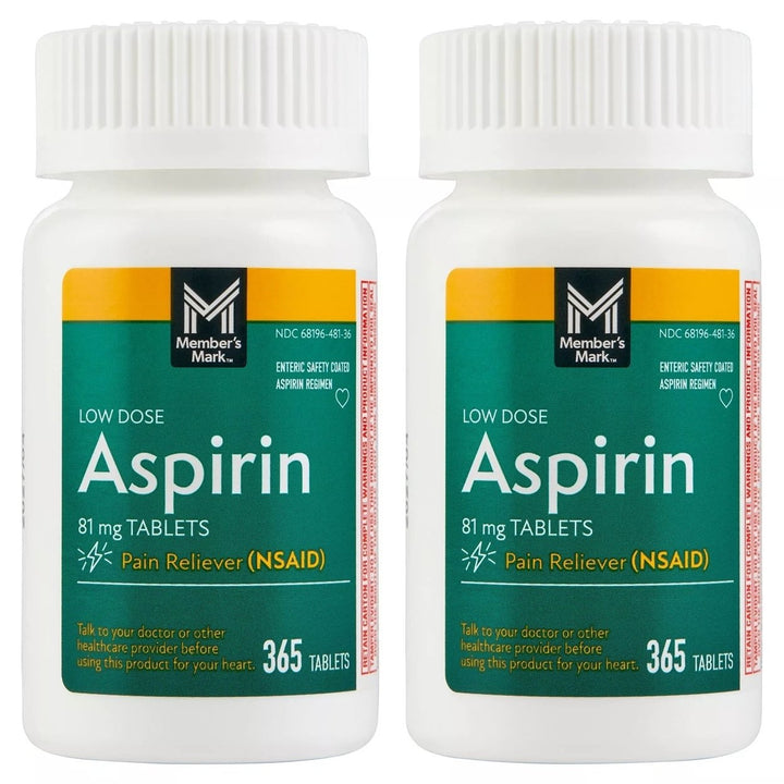 Member s Mark Low Dose Aspirin Tablets 81 mg 730 Count Image 3