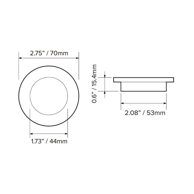 12V LED Recessed Ceiling Light Fixtures RV Boat Interior Cool White Image 4