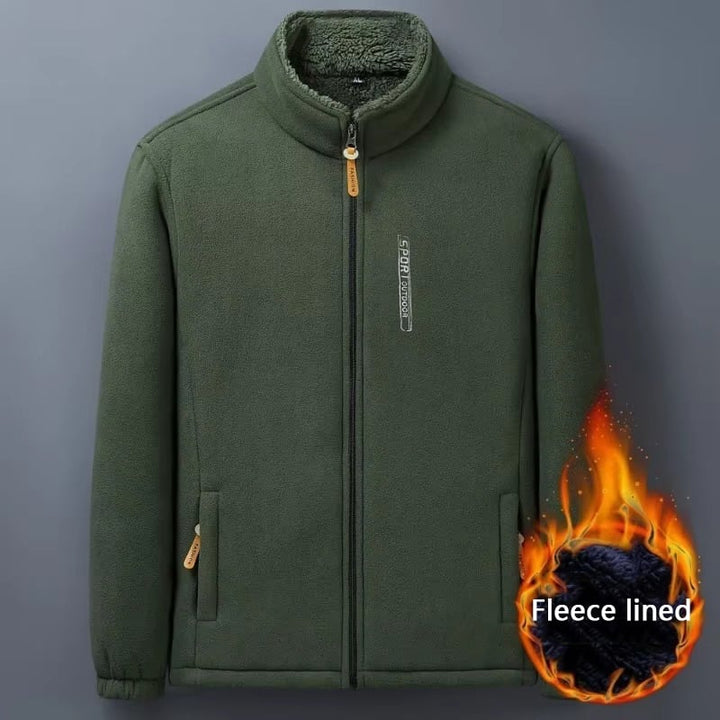 Mens Winter Outdoor Fleece Jacket Windproof and Warm Image 4