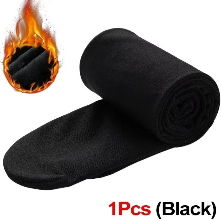 Women Thermal Stockings Winter Warm Elastic Slim Fleece Tights Pantyhose Thicken Image 7