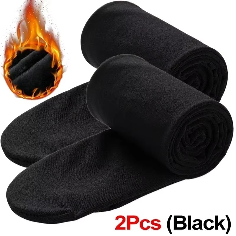 Women Thermal Stockings Winter Warm Elastic Slim Fleece Tights Pantyhose Thicken Image 1