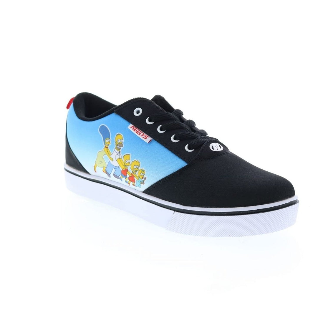 Heelys Mens Heel Shoes Black Cyan Multi Model HEEL PRO20PRINTSSIMPSON Image 1