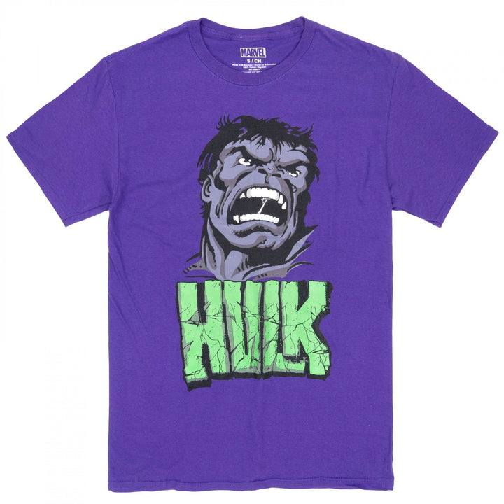 The Incredible Hulk Attack in Purple T-Shirt Image 1