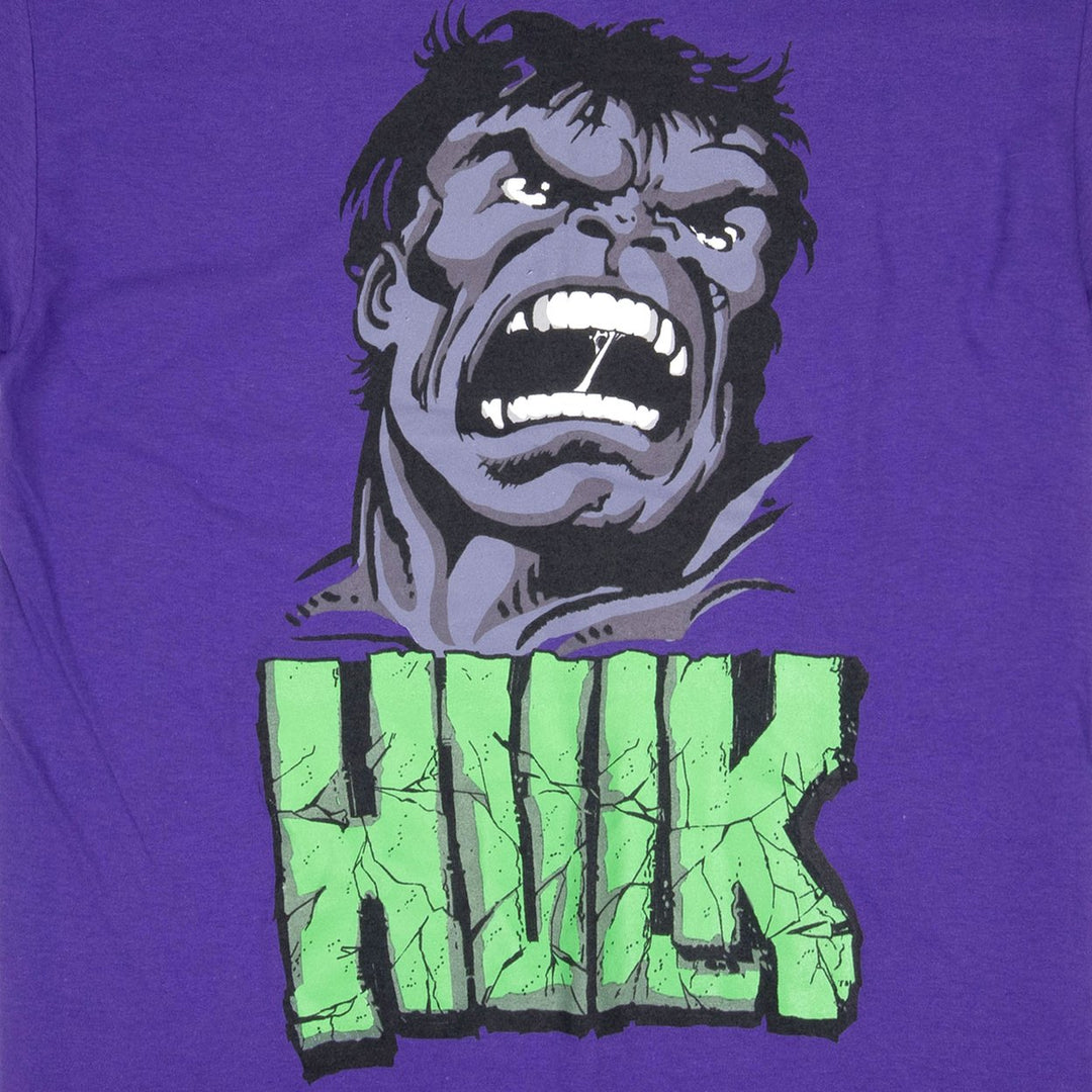 The Incredible Hulk Attack in Purple T-Shirt Image 2