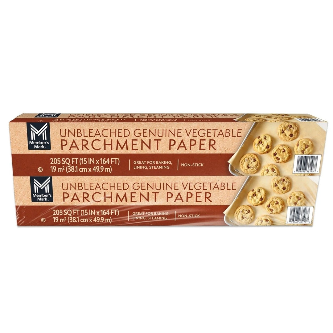 Members Mark Unbleached Parchment Paper (205 Square Feet/Roll 2 Rolls) Image 1