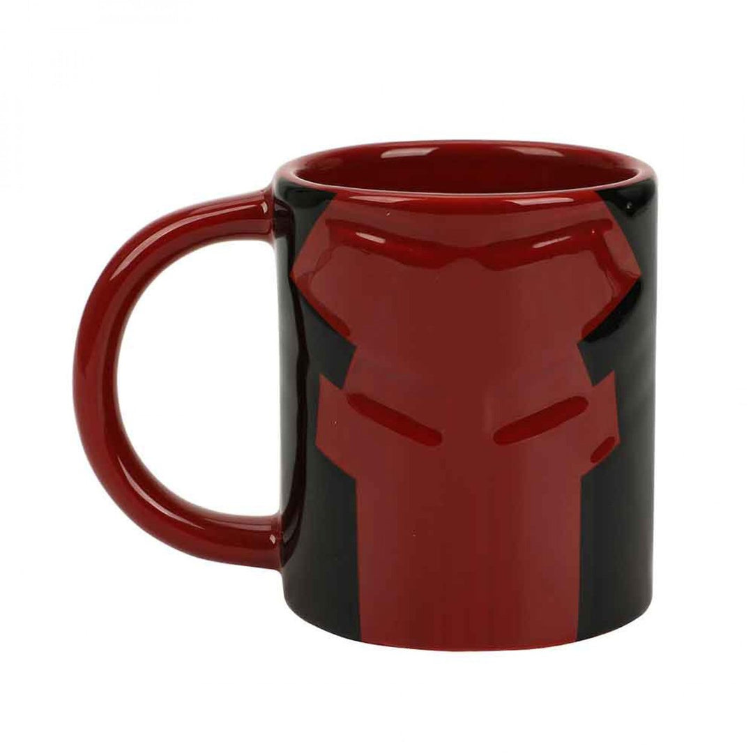 Deadpool Chest and Logo 16 oz. Sculpted Mug Image 2