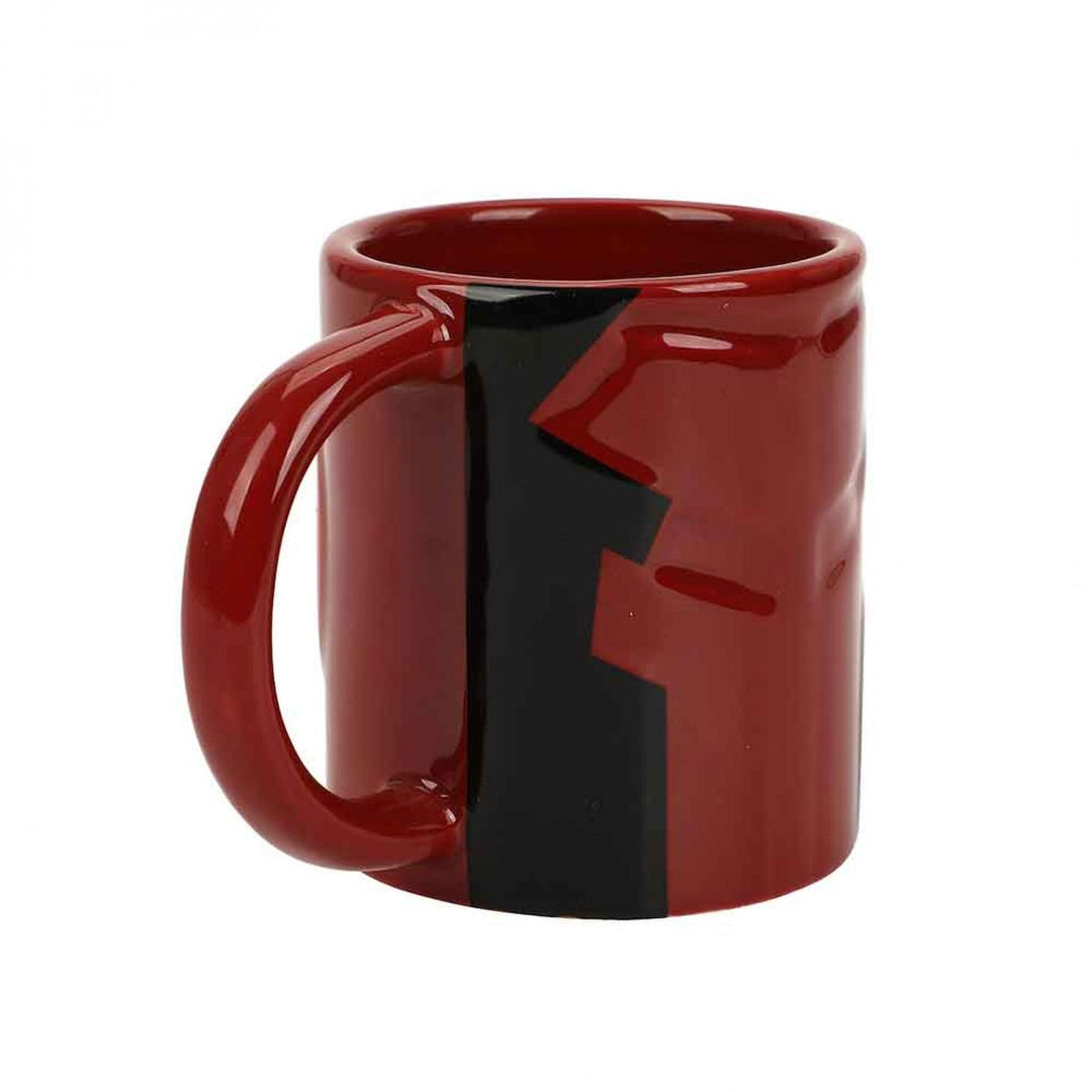 Deadpool Chest and Logo 16 oz. Sculpted Mug Image 4