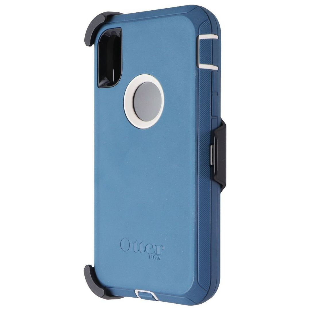 OtterBox Defender Series Case and Holster for Apple iPhone XR - Big Sur Blue Image 1