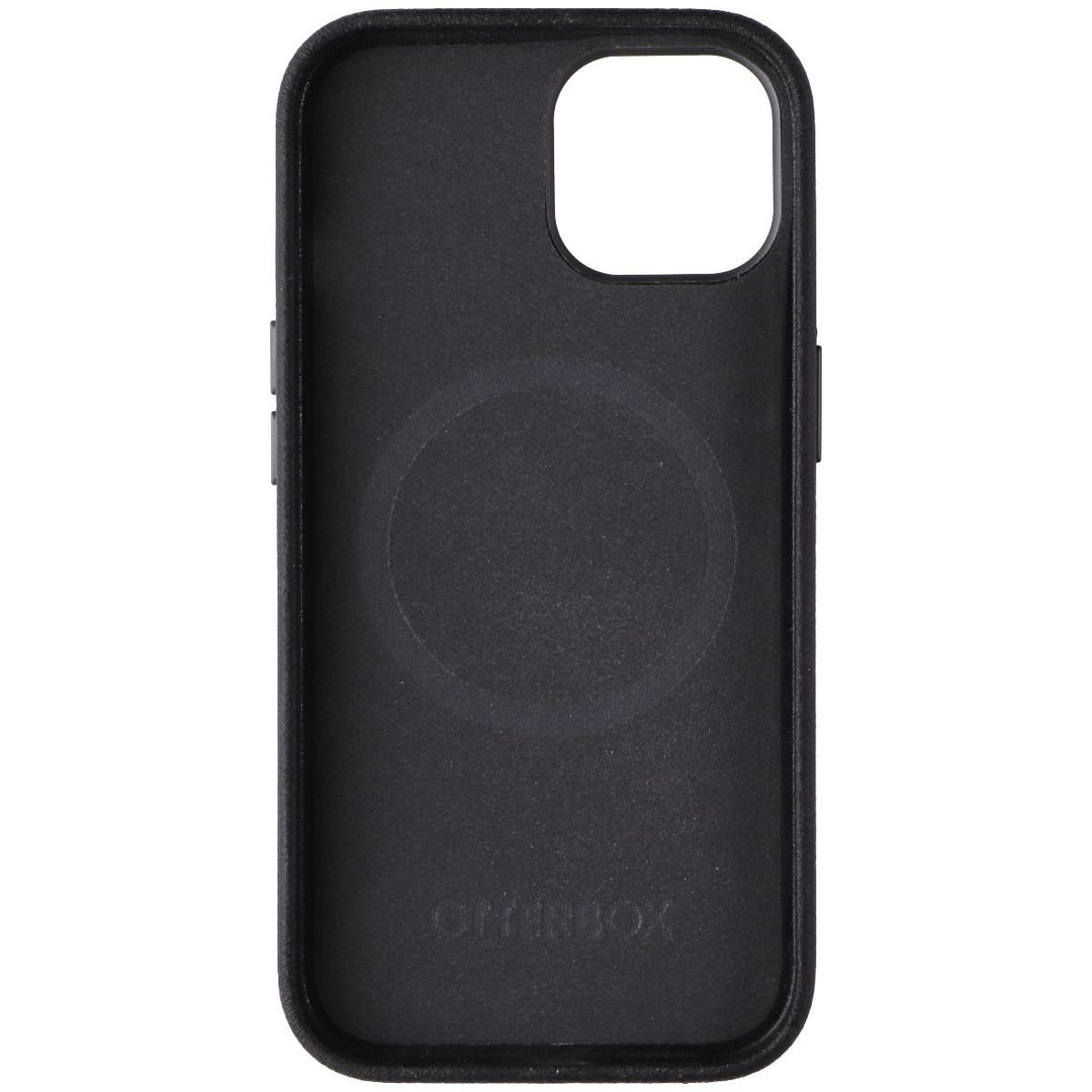 OtterBox Symmetry Cactus Leather Case for MagSafe for Apple iPhone 15 - Black Image 3