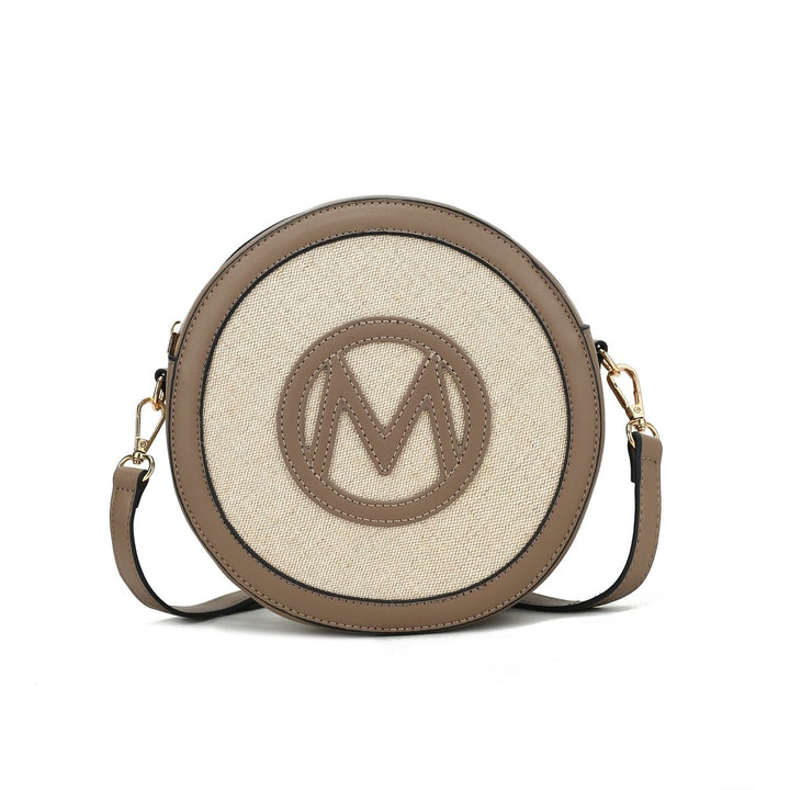 MKFCollection Acacia canteen crossbody bag - Vegan Leather Designer Handbag Image 9