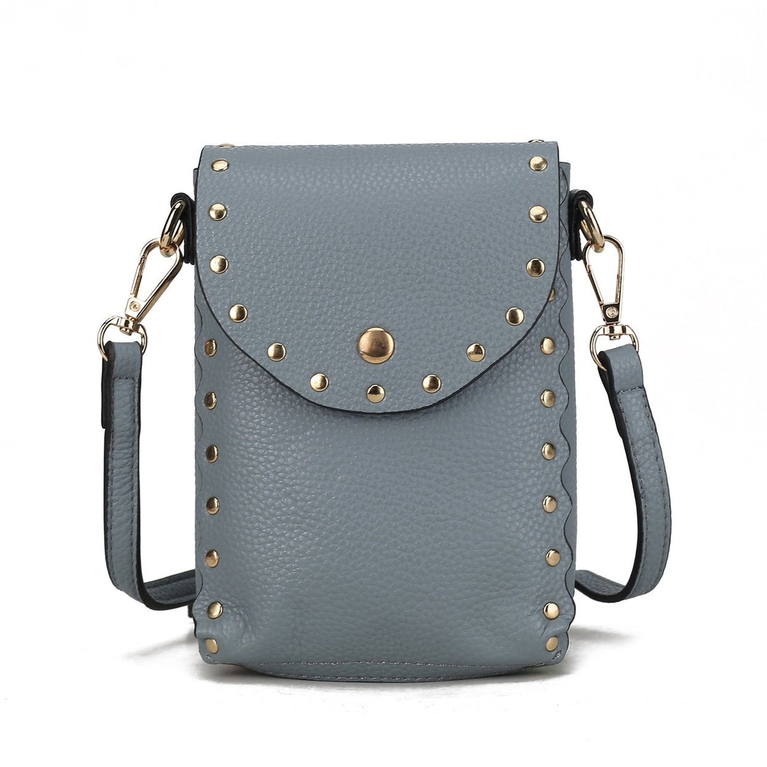 MKFCollection Filomena Vegan Leather Womens Crossbody - Vegan Leather Designer Image 4