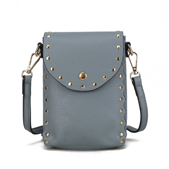 MKFCollection Filomena Vegan Leather Womens Crossbody - Vegan Leather Designer Image 4