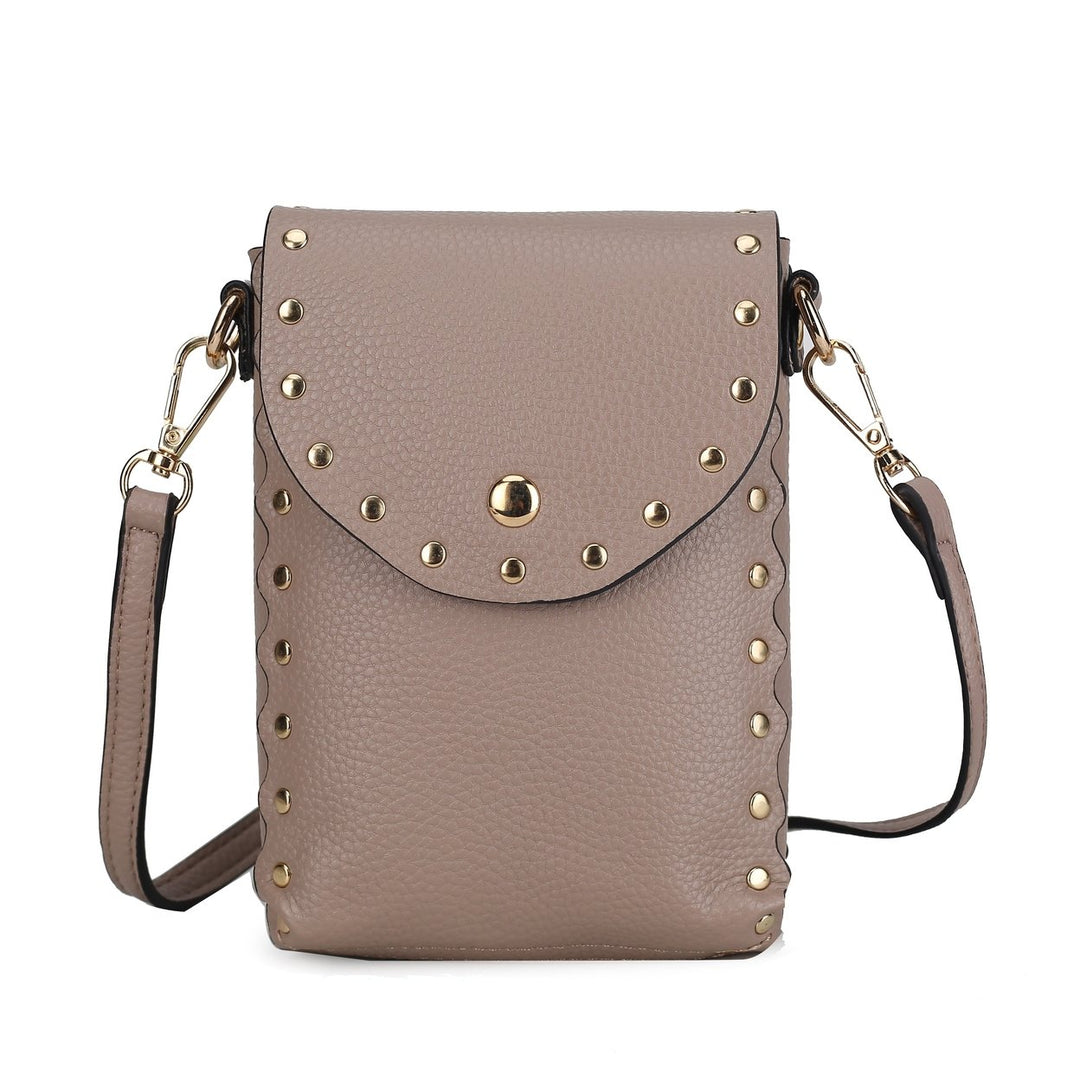 MKFCollection Filomena Vegan Leather Womens Crossbody - Vegan Leather Designer Image 10