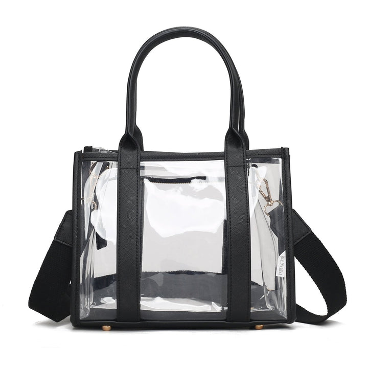 MKFCollection Tatiana Tote bag - Vegan Leather Designer Handbag Image 6