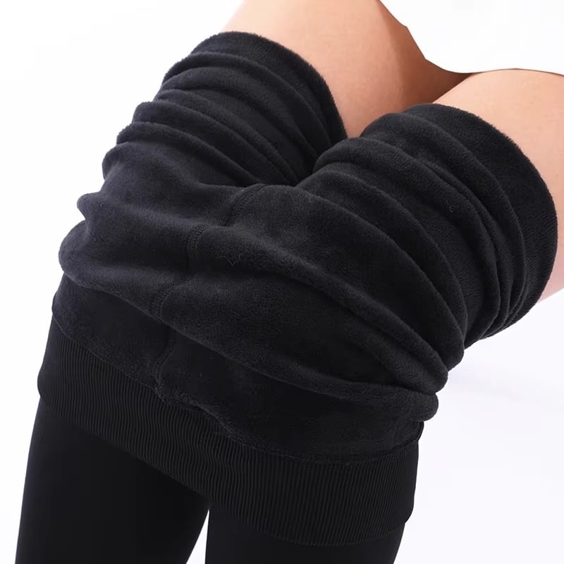 Thick Velvet Winter Leggings Women Skinny Stretch Warm High Waist Image 4