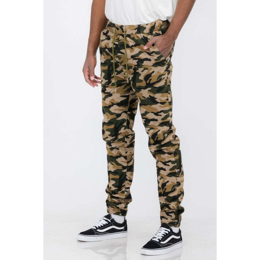 Basic Stretch Jogger Pants Image 2