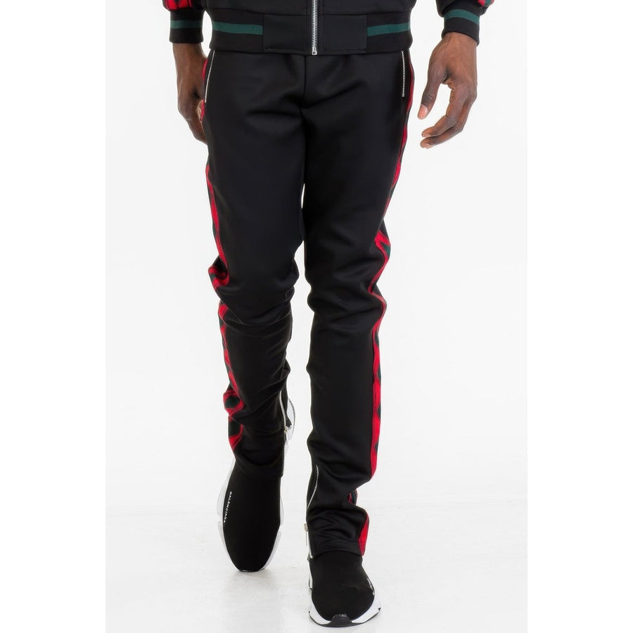 Diamond Tape Track Pants Image 1