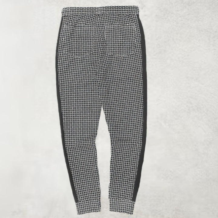 Mens Patterned Sweatpants With Side Stripe Image 7