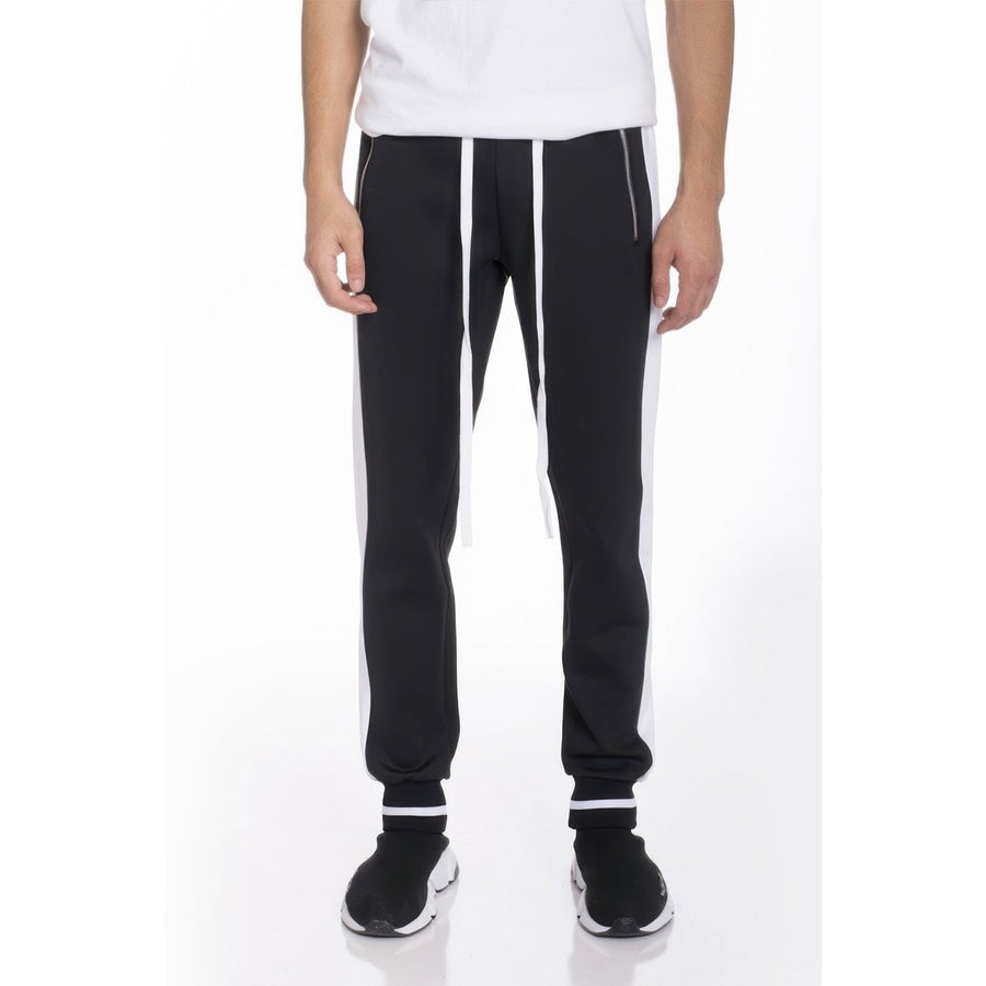 Mens Heavy Weight Single Stripe Jogger Image 1