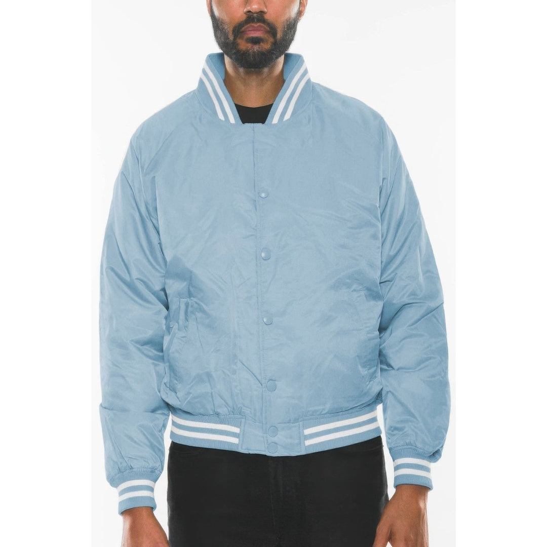 Mens Polyester Windbreaker Winter Bomber Jacket Image 10