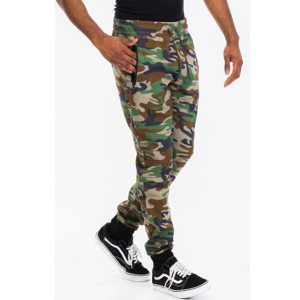 Mens Solid Heathered Jogger Image 2