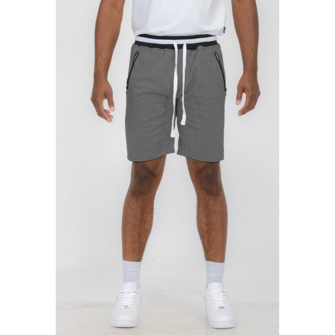 Men s French Terry Sweat Shorts Image 4