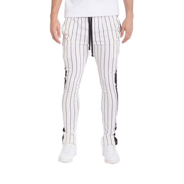 Pin Stripe Track Pants Image 4