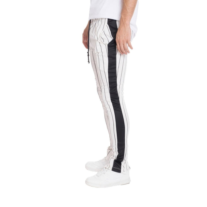 Pin Stripe Track Pants Image 4