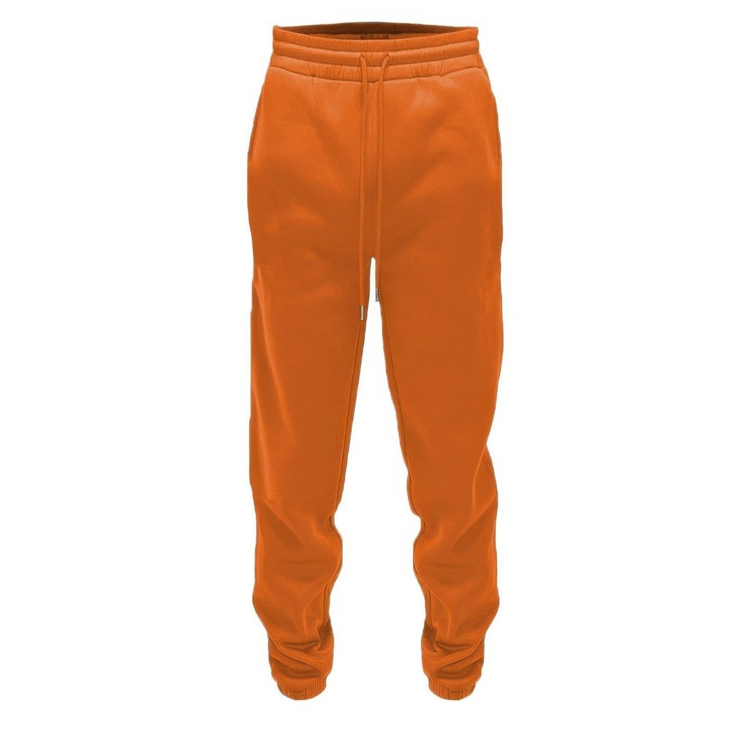 Solid Sweat Pant Joggers Image 8