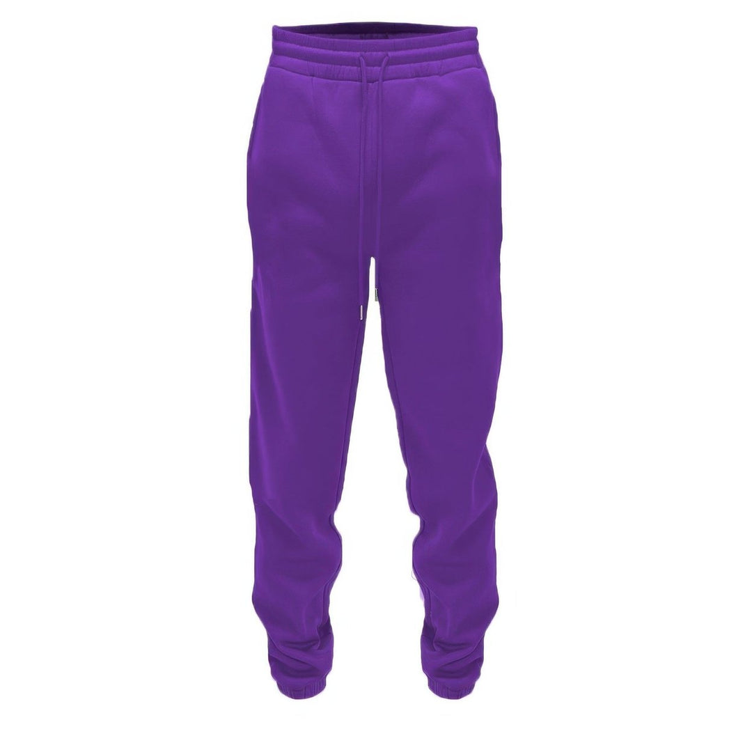 Solid Sweat Pant Joggers Image 9