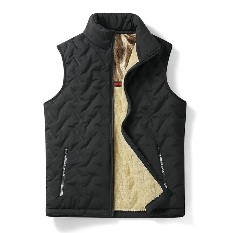 Autumn Winter Mens Vest Jacket Thicken Fever Graphene Warm Jackets Waterproof Male Coat Image 1