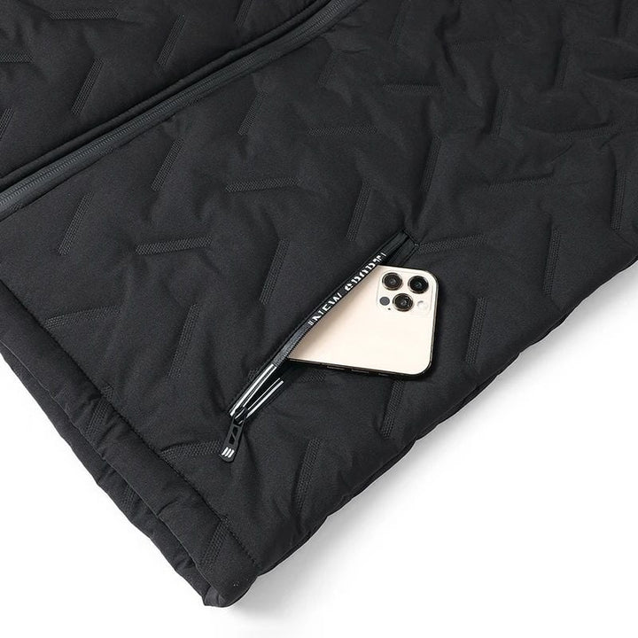 Autumn Winter Mens Vest Jacket Thicken Fever Graphene Warm Jackets Waterproof Male Coat Image 4