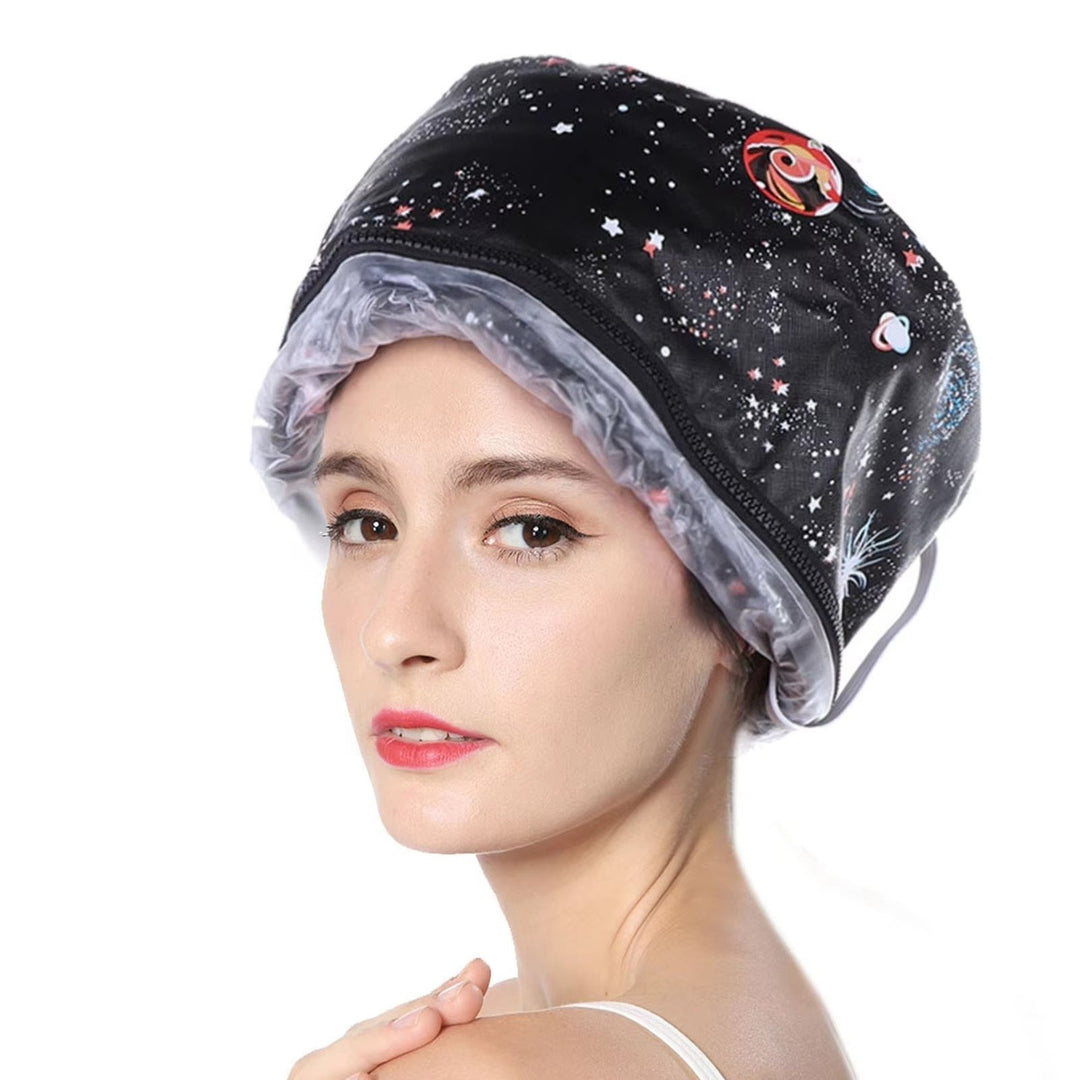 9 Levels Electric Heating Hair Care Hat Thermal Mask Baking Oil Cap Image 1