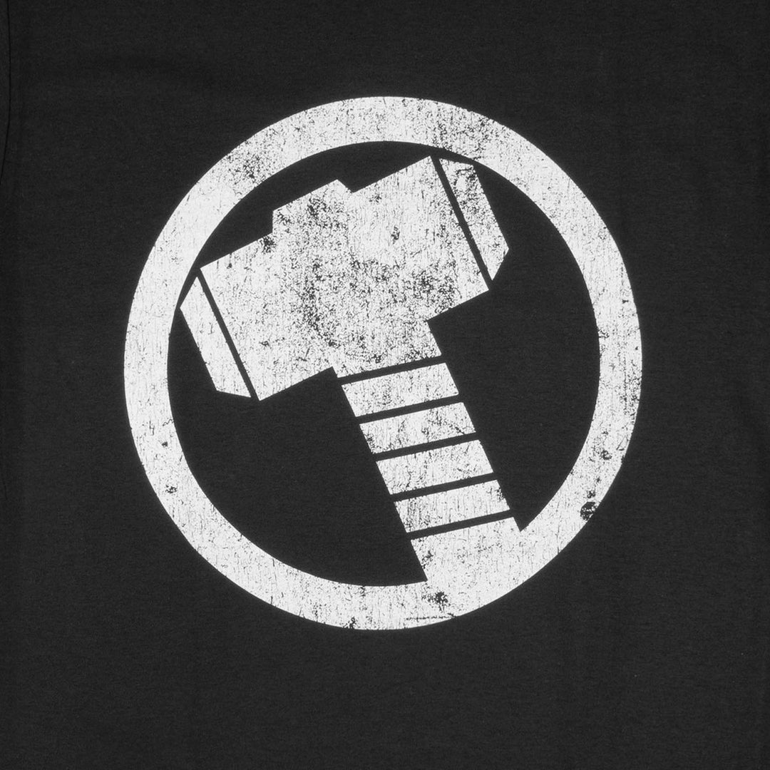 Thor Hammer Symbol T-Shirt Image 2