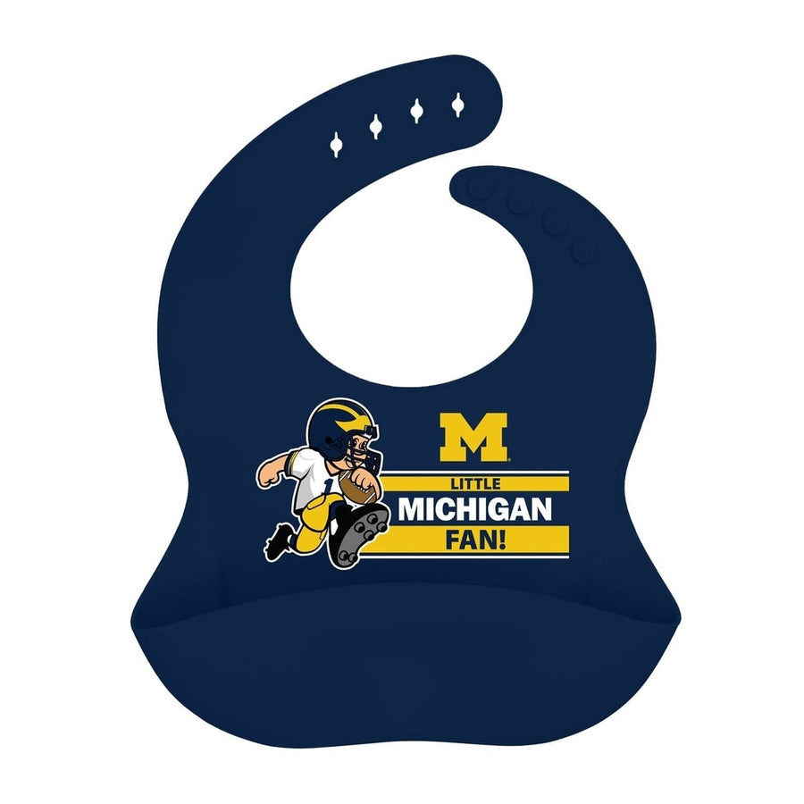 Michigan Wolverines - NCAA Silicone Bib Image 1