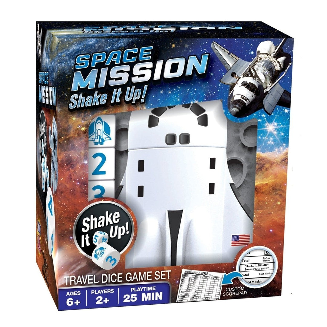 MasterPieces Space Mission Shake It Up Dice Game Travel Game for Ages 6+ Image 4