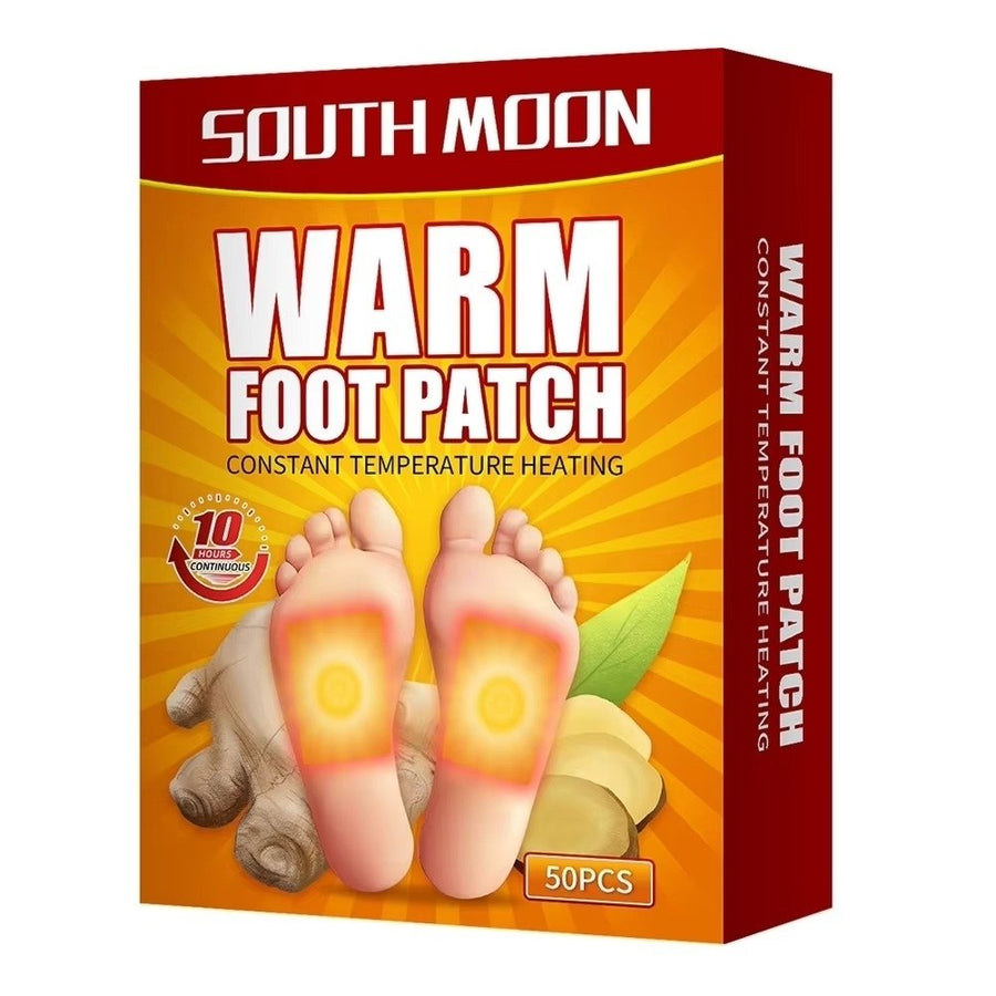 50Pcs Foot Heat Warmers Self Adhesive Foot Warming Pads Image 1