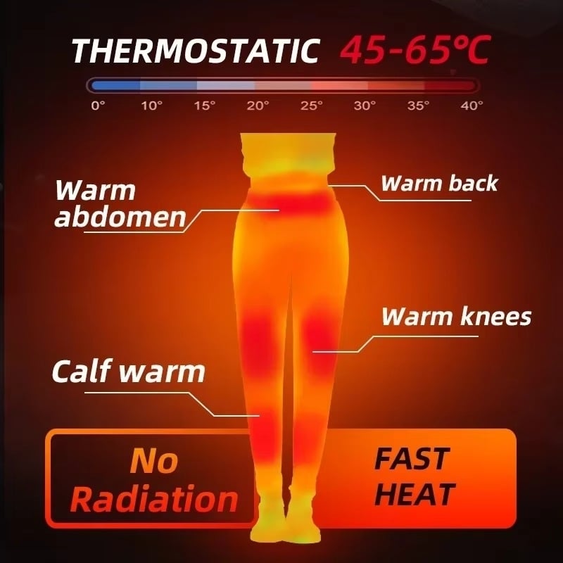 Winter Pants Women Heated Trousers Men Electric Heating Pant Underwear heated leggings usb Image 3