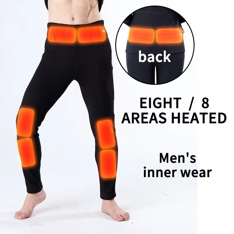 Winter Pants Women Heated Trousers Men Electric Heating Pant Underwear heated leggings usb Image 10