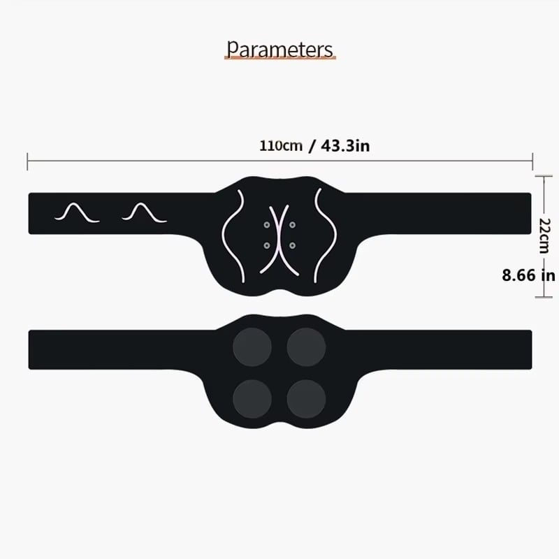 EMS Electric Hip Trainer Buttock Muscle Stimulator With Remote Control heated hip massager Image 4