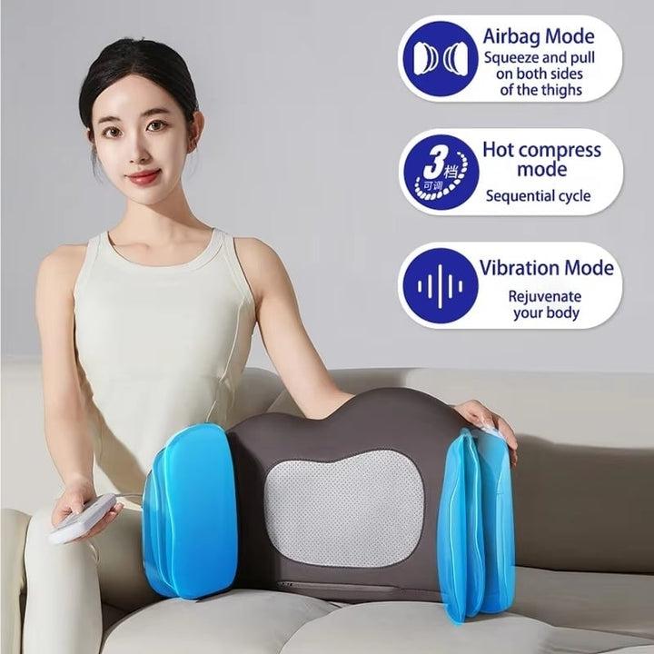 Waist Hip Massager Crotch Pelvic Massage Heated Moxibustion Hip Massage Image 3