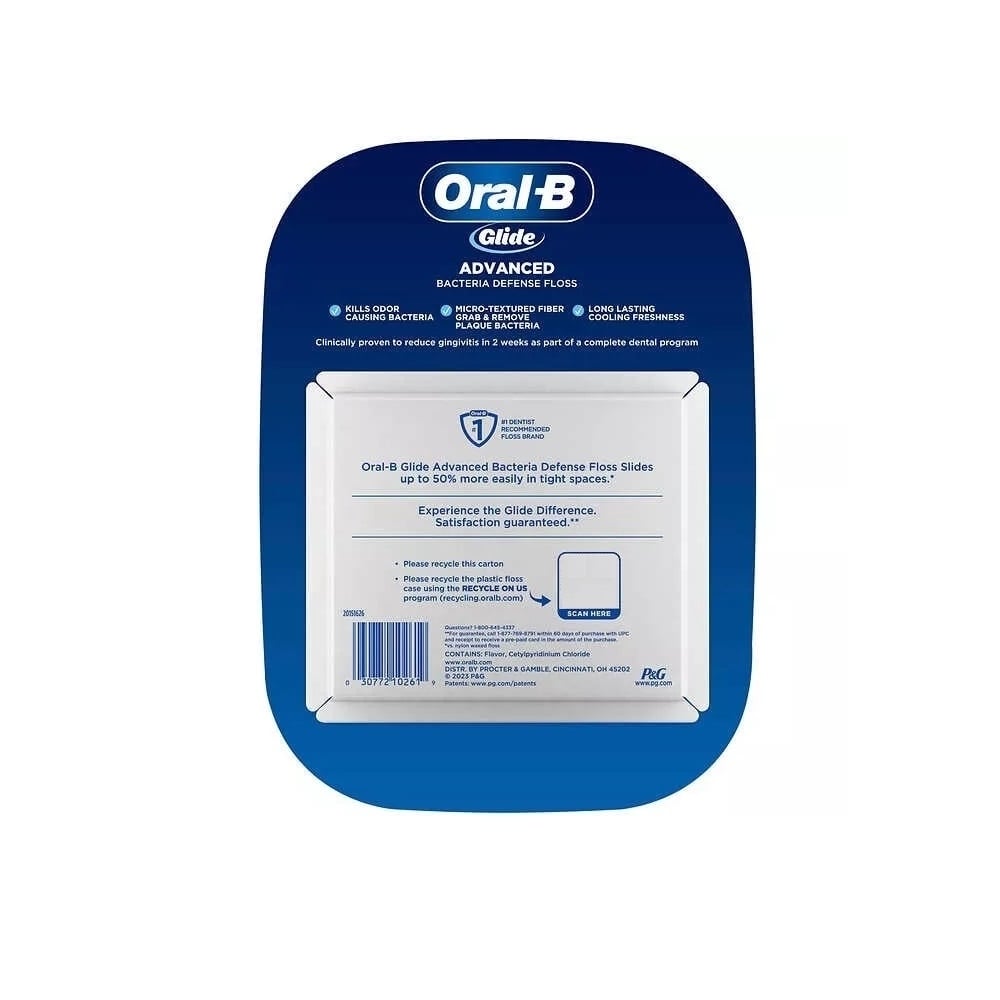 Oral-B Glide Floss Advanced Bacterial Defense 6 Count Image 2