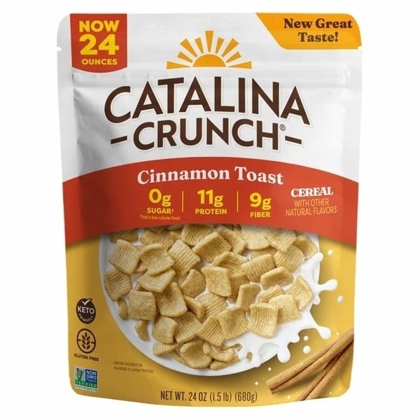 Catalina Crunch Keto Friendly Cinnamon Toast Cereal 24 Ounce Image 3