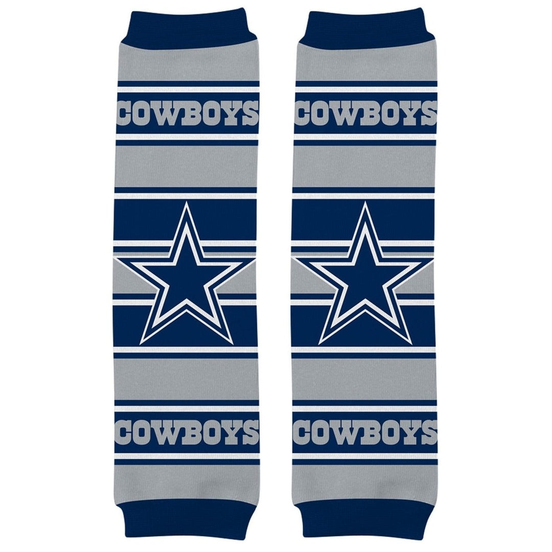 Dallas Cowboys Baby Leg Warmers Unisex Cotton Spandex 9-35 lbs NFL Gear Image 1