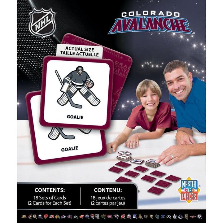 Colorado Avalanche Matching Game Image 3