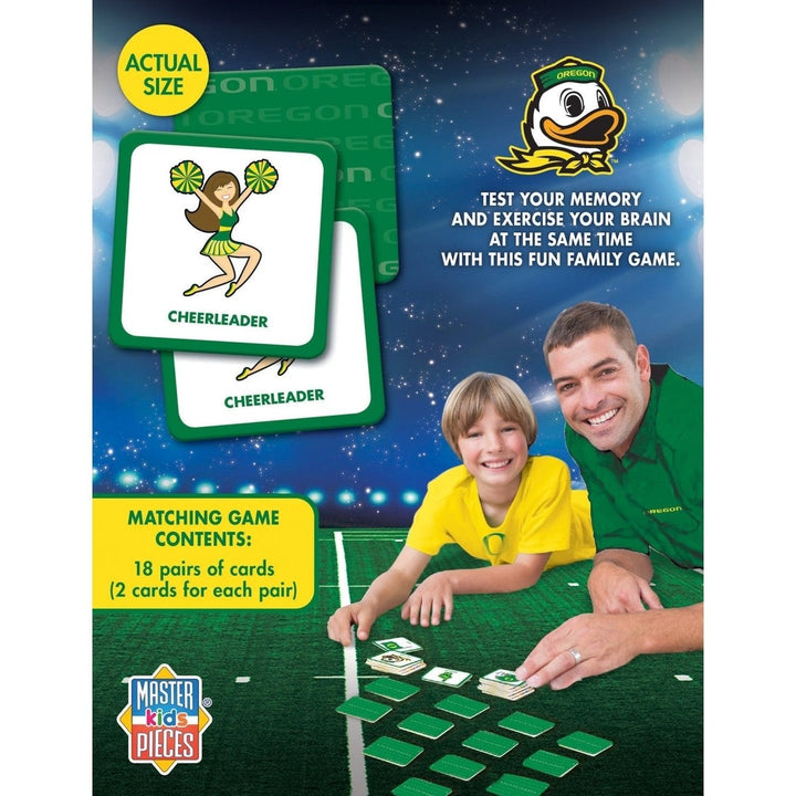 Oregon Ducks Matching Game NCAA Family Memory Card Game Durable Picture Cards Image 3