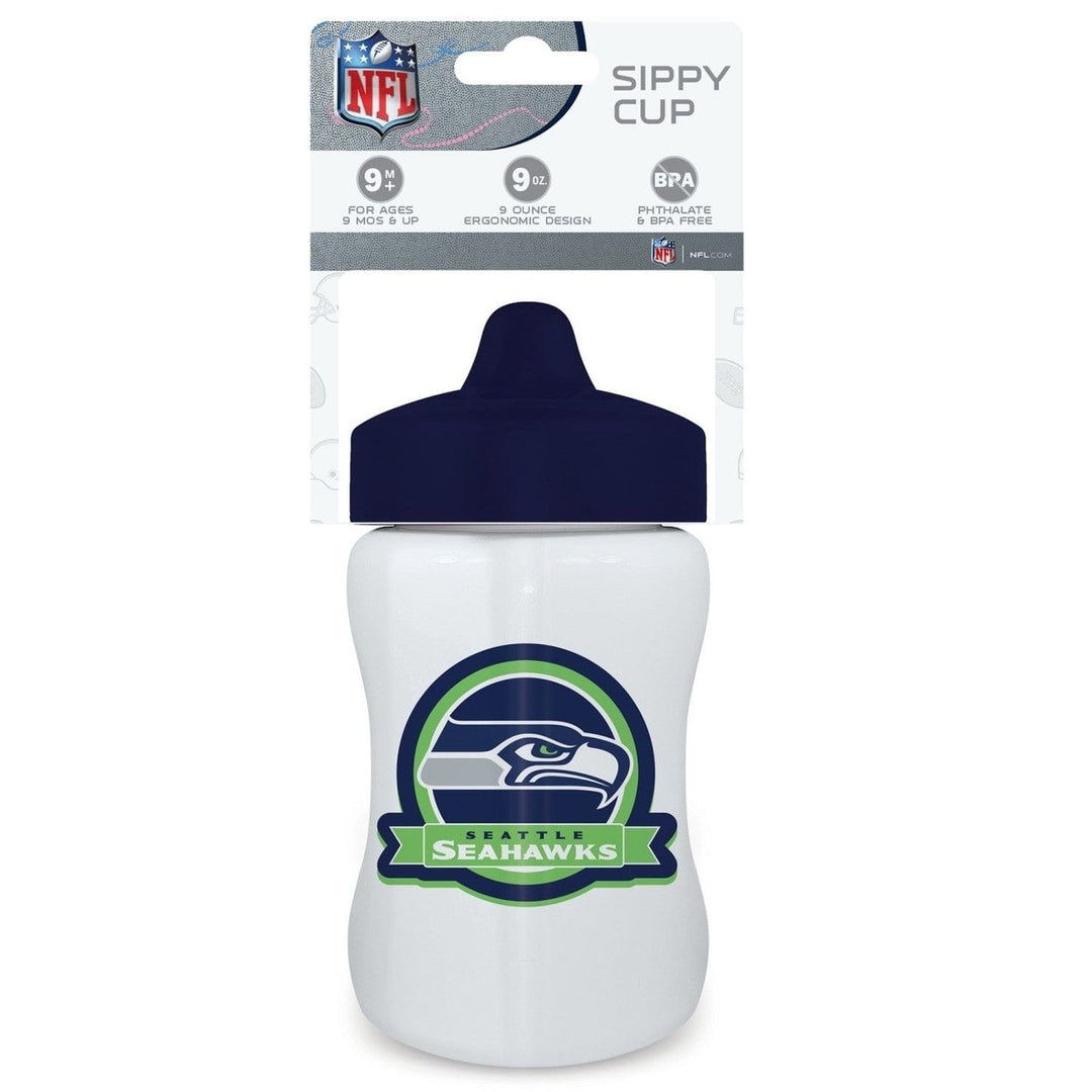 Seattle Seahawks Sippy Cup BPA Free 9oz Toddler Baby Unisex Official NFL Image 2