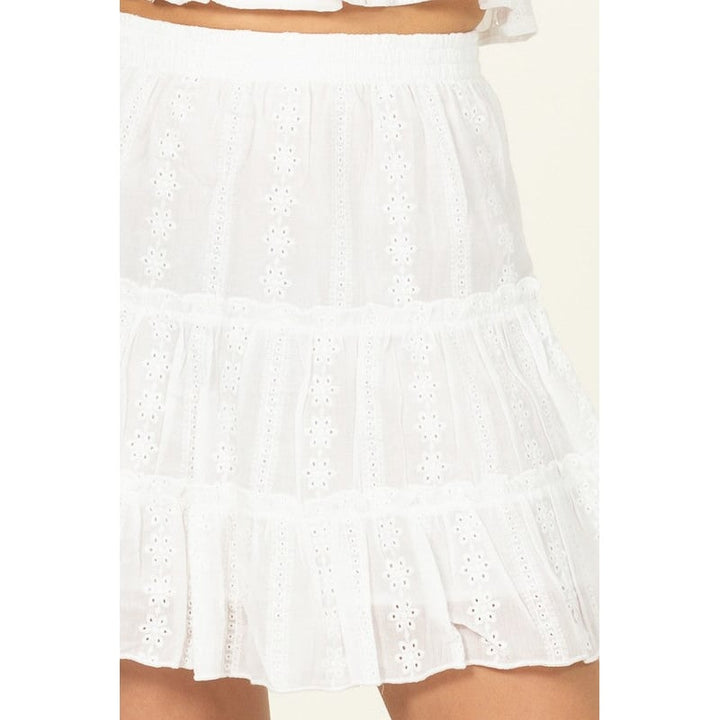 Forever Classy High Waist Tiered Mini Skirt Image 6