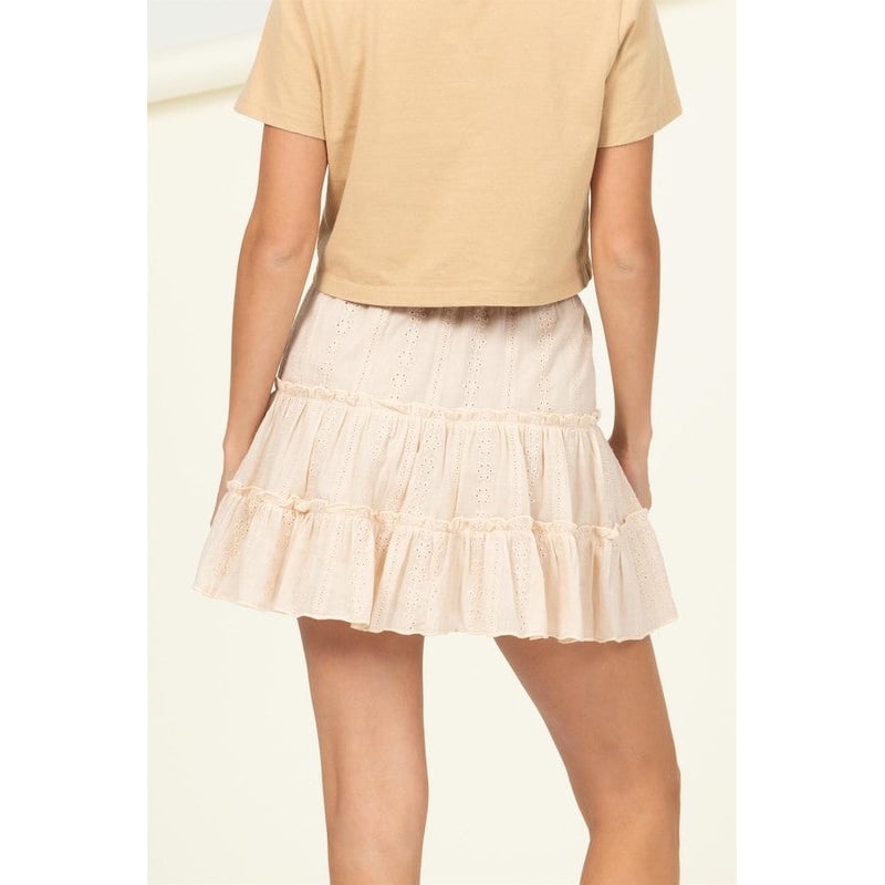 Forever Classy High Waist Tiered Mini Skirt Image 9